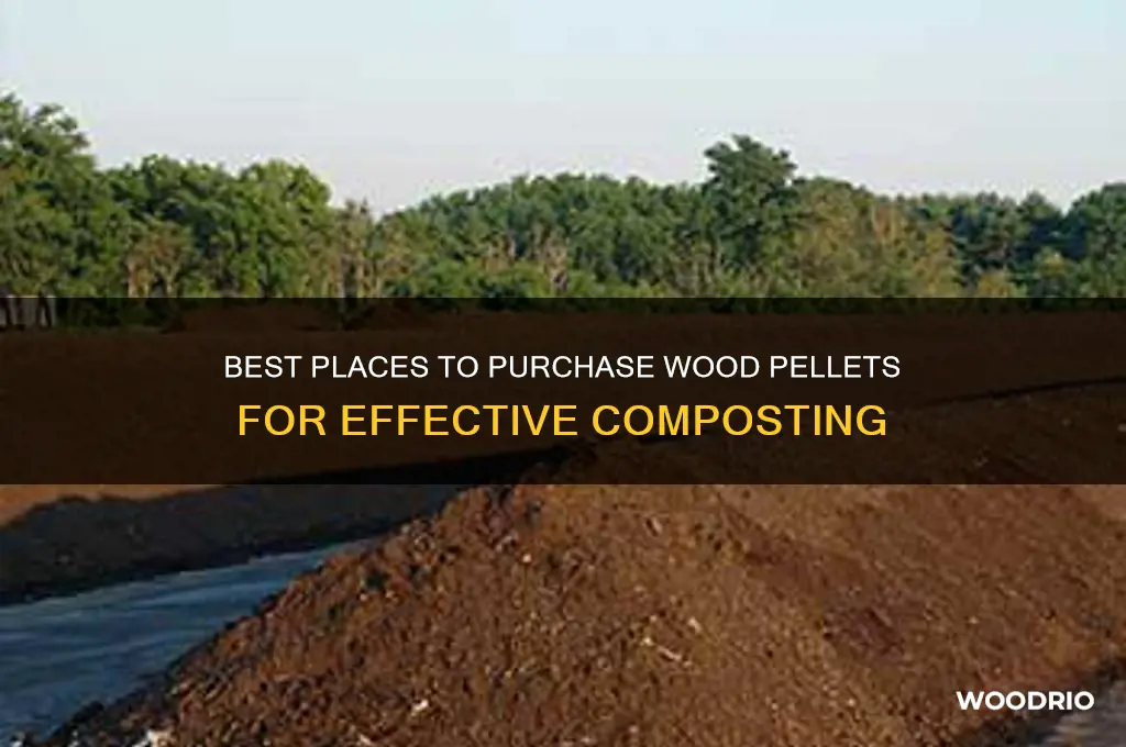 where to buy wood pellets for composting
