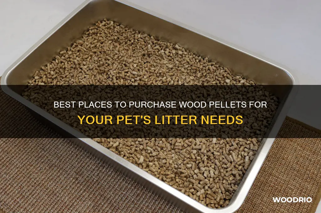 where to buy wood pellets for pets