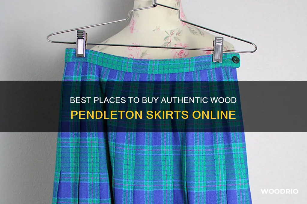 where to buy wood pendleton skirt