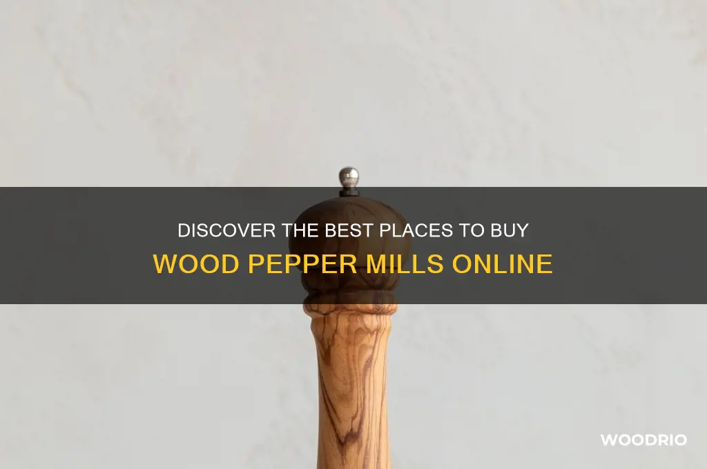 where to buy wood pepper mills