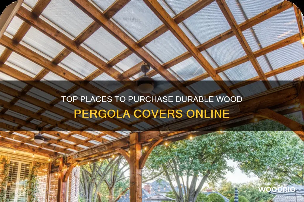 where to buy wood pergola cover