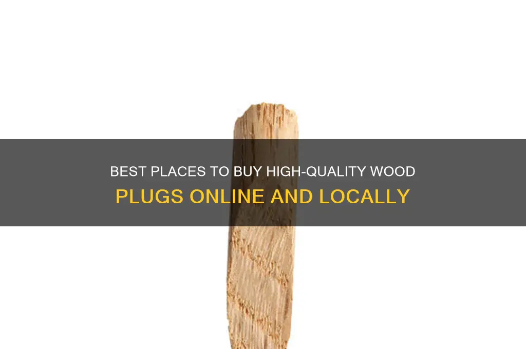 where to buy wood plugs