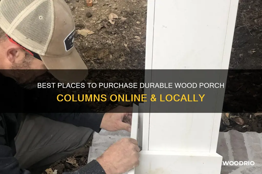 where to buy wood porch columns