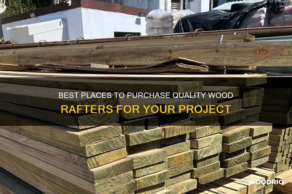 where to buy wood rafters