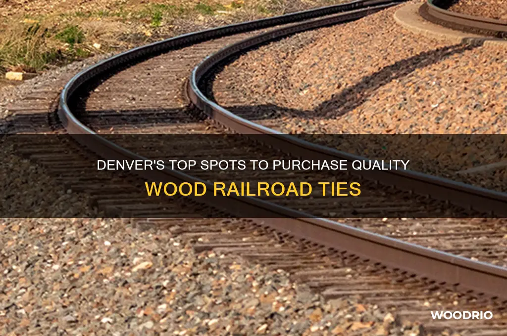 where to buy wood railroad ties denver