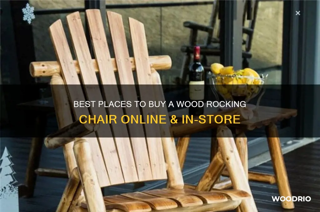 where to buy wood rocking chair