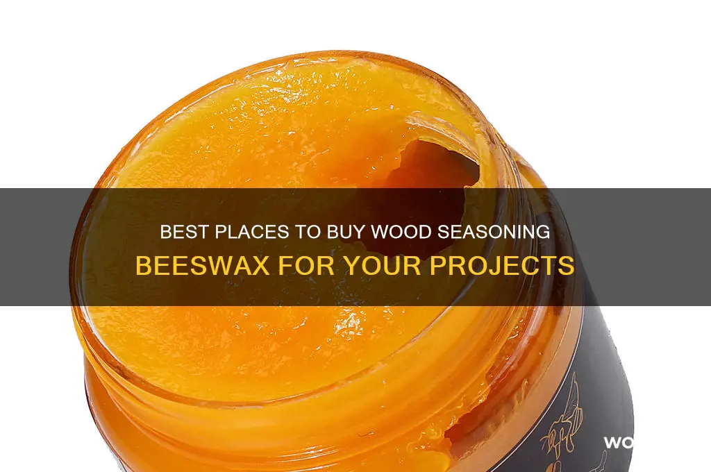 where to buy wood seasoning beeswax