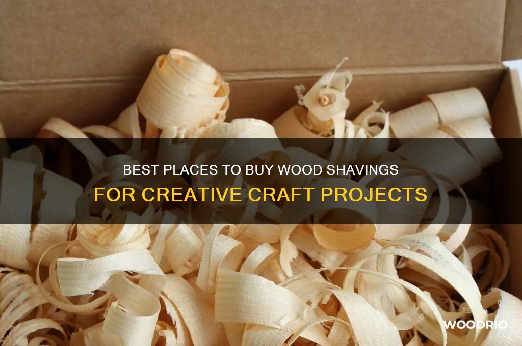 where to buy wood shavings for crafts