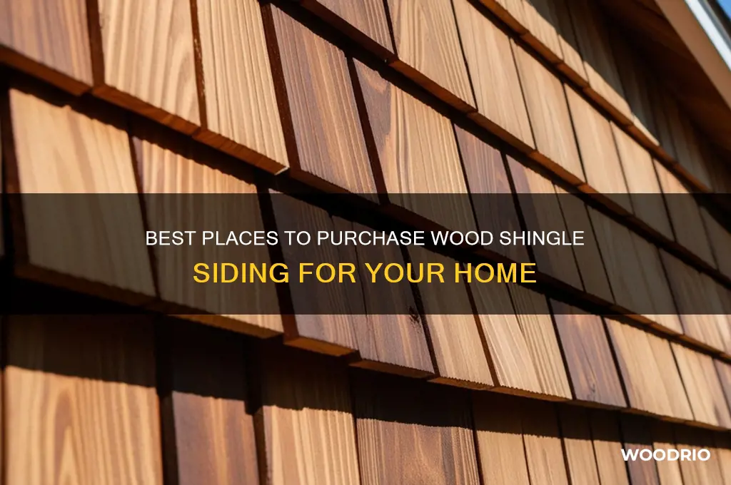 where to buy wood shingle siding