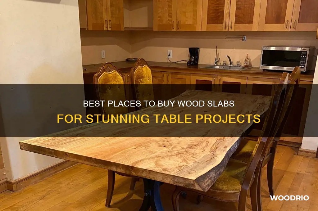 where to buy wood slab for table