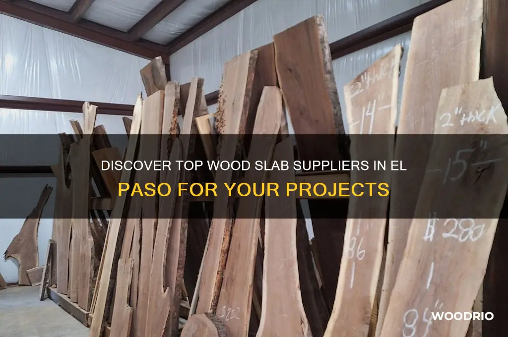 where to buy wood slabs in el paso