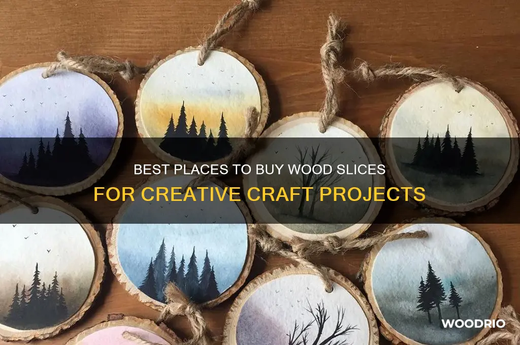 where to buy wood slices for crafts