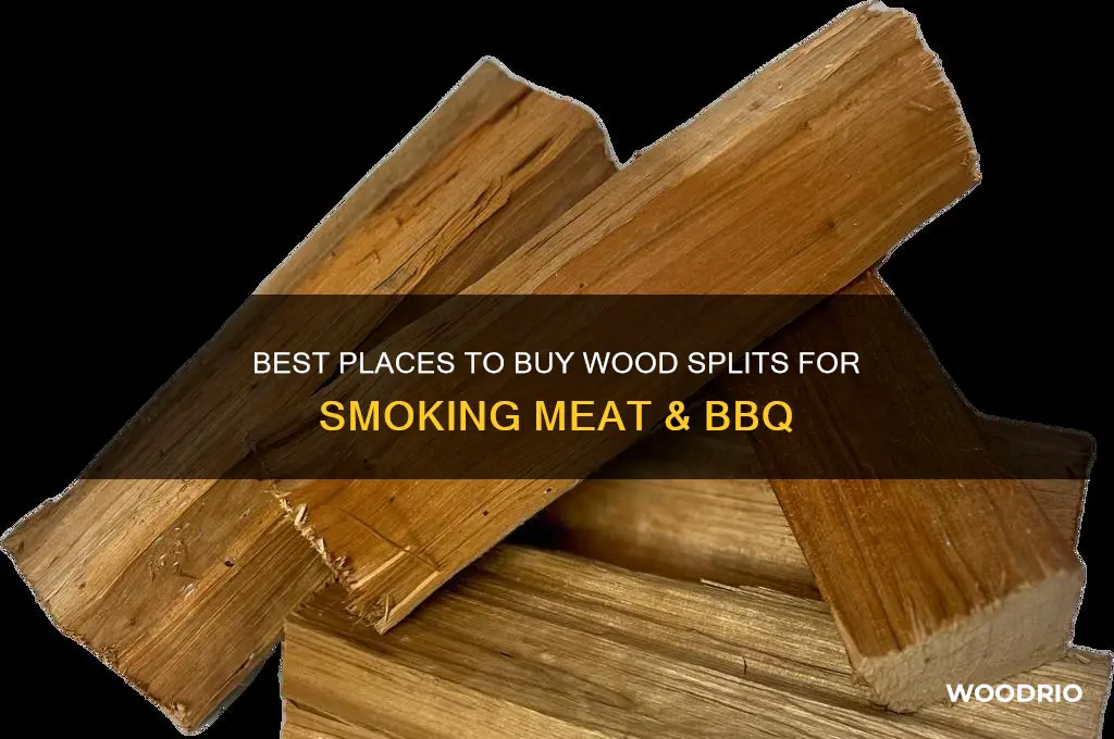 where to buy wood splits for smoking