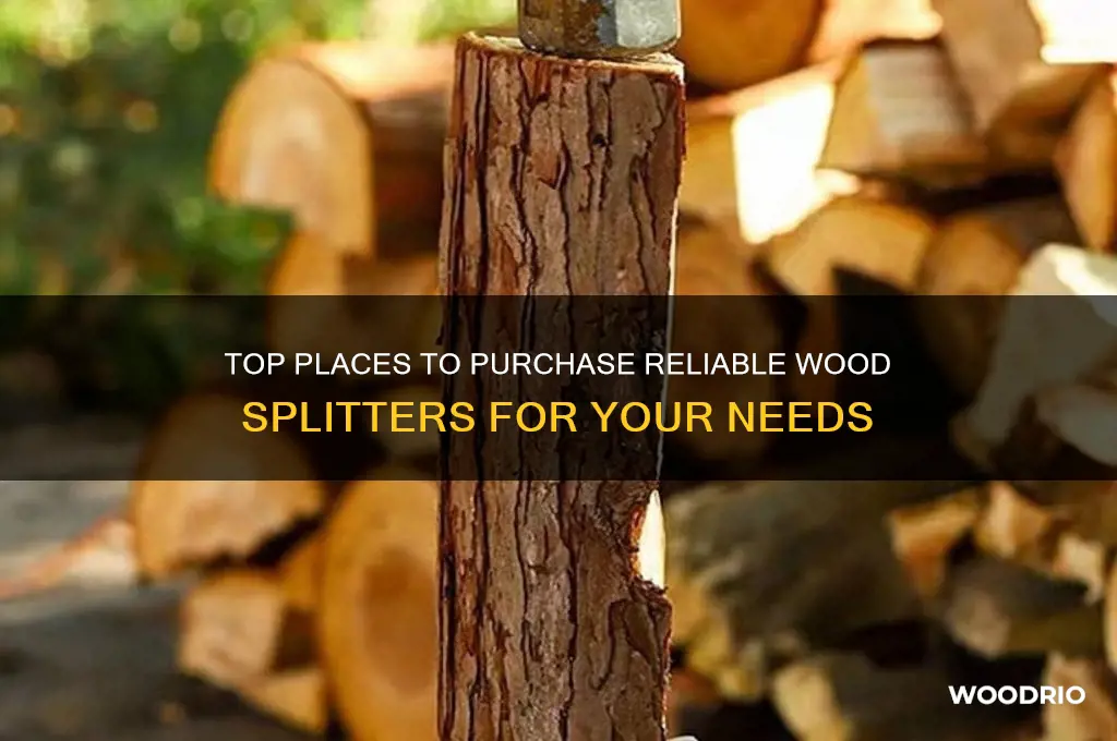 where to buy wood splitter