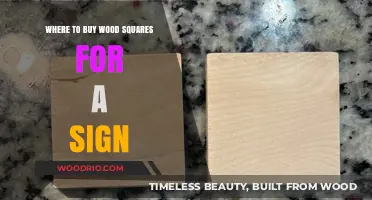 Best Places to Buy Wood Squares for DIY Sign Projects