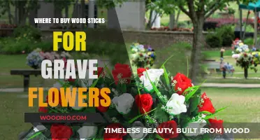 Where to Find Wood Sticks for Grave Flowers: A Guide