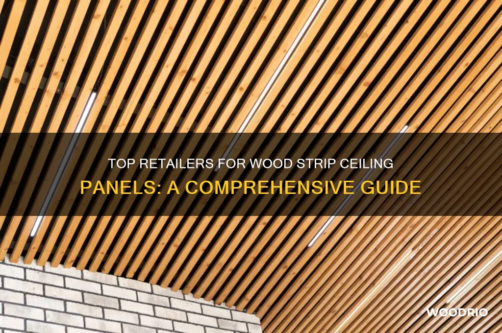where to buy wood strip ceiling