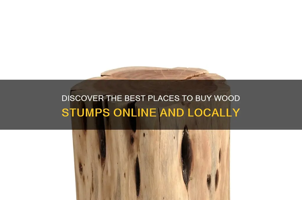 where to buy wood stumps