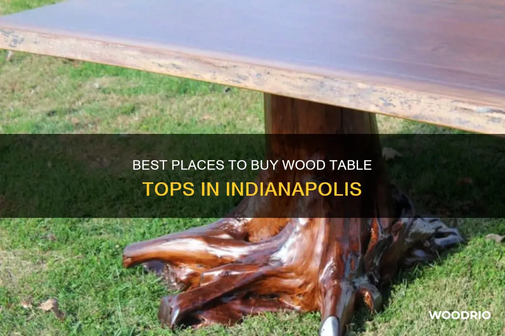 where to buy wood table tops indianapolis