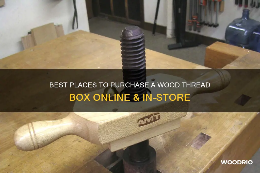 where to buy wood thread box