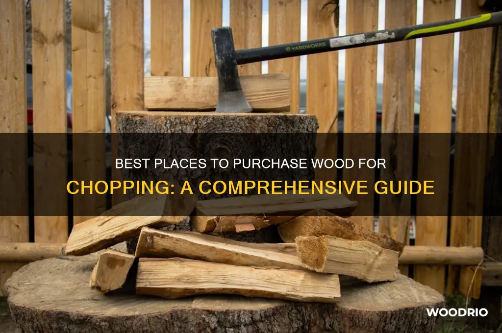 where to buy wood to chop