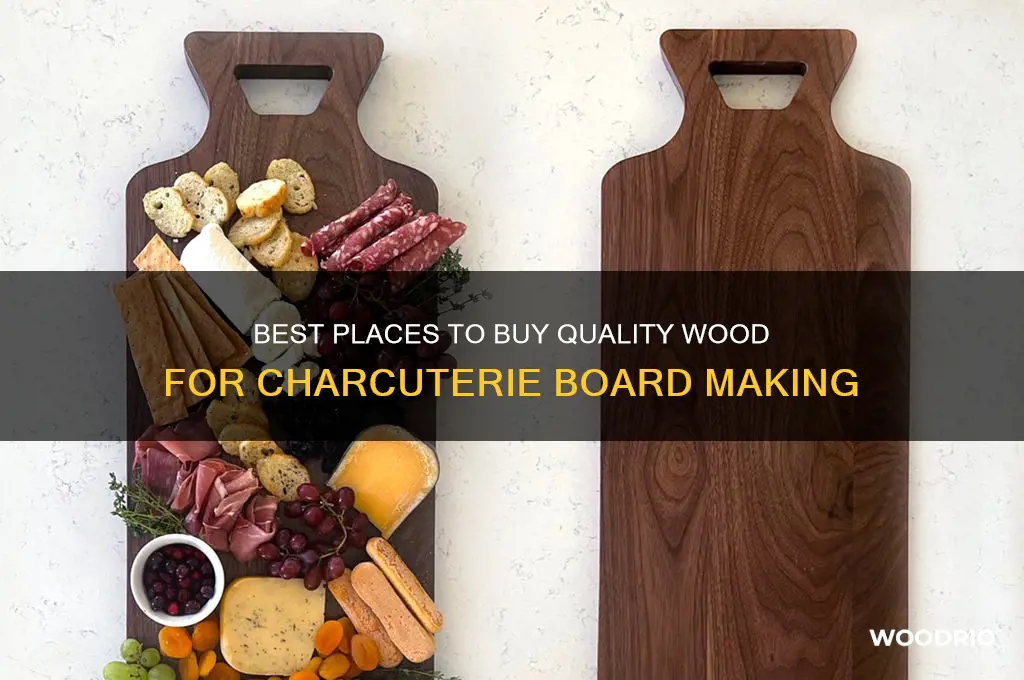 where to buy wood to make a charcuterie board