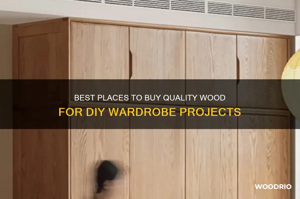 where to buy wood to make wardrob