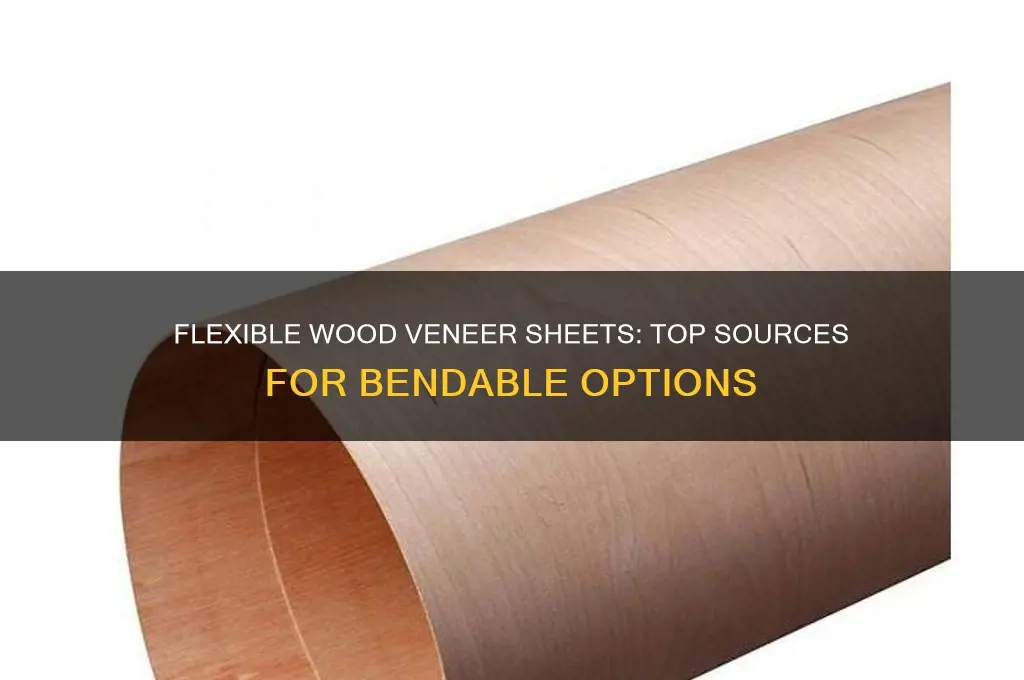 where to buy wood veneer sheets you can bend