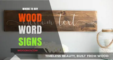 Discover Top Retailers for Unique Wood Word Signs Online & Locally