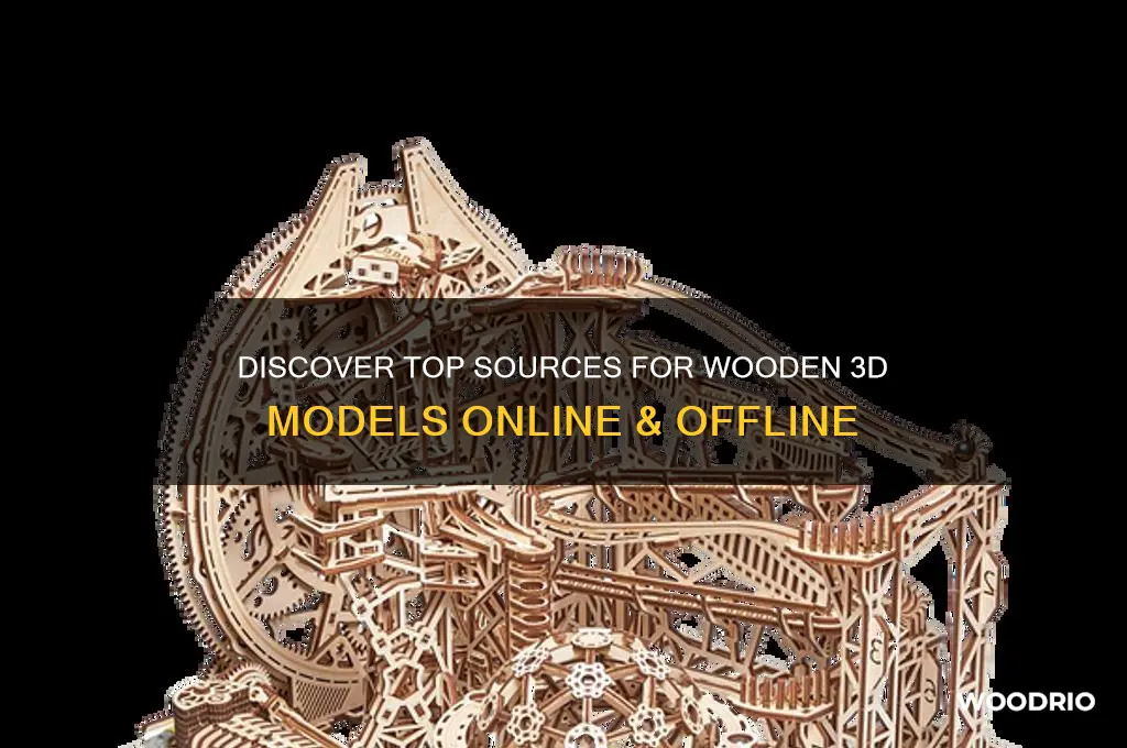 where to buy wooden 3d models
