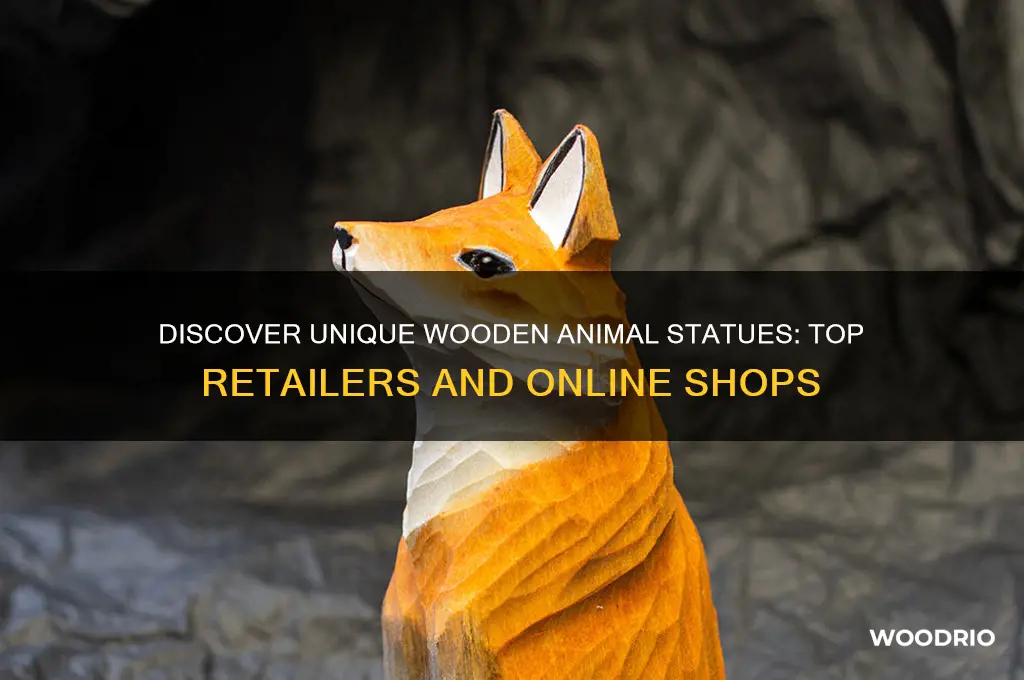 where to buy wooden animal statues