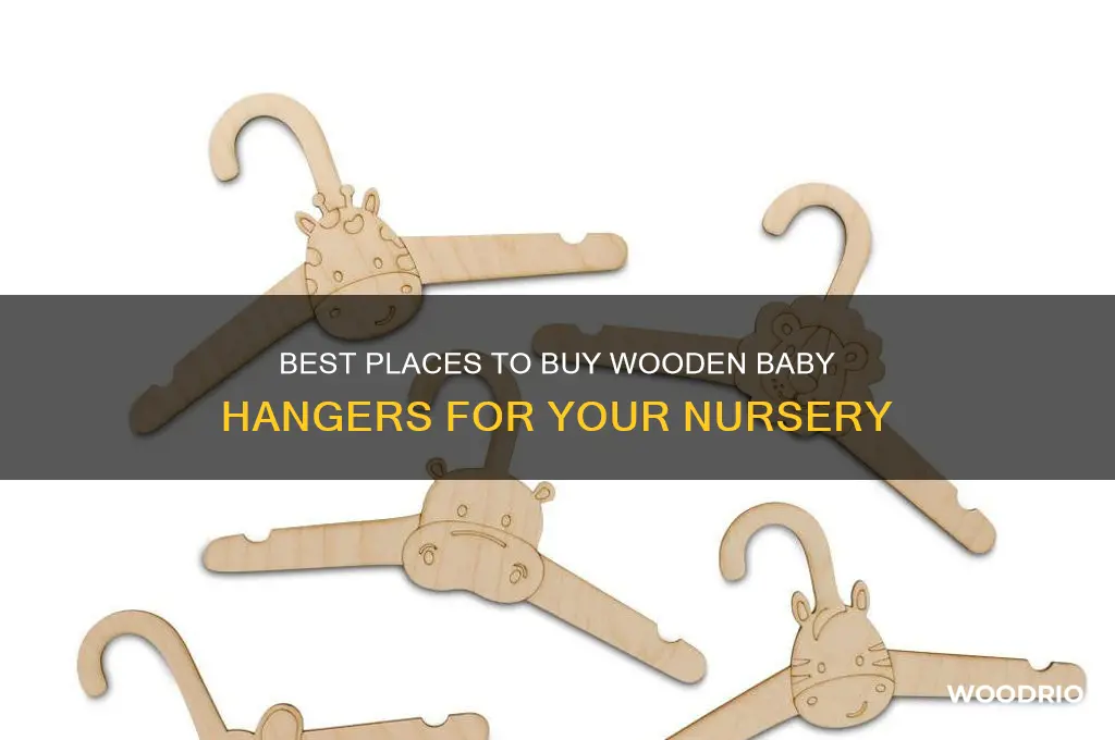 where to buy wooden baby hangers