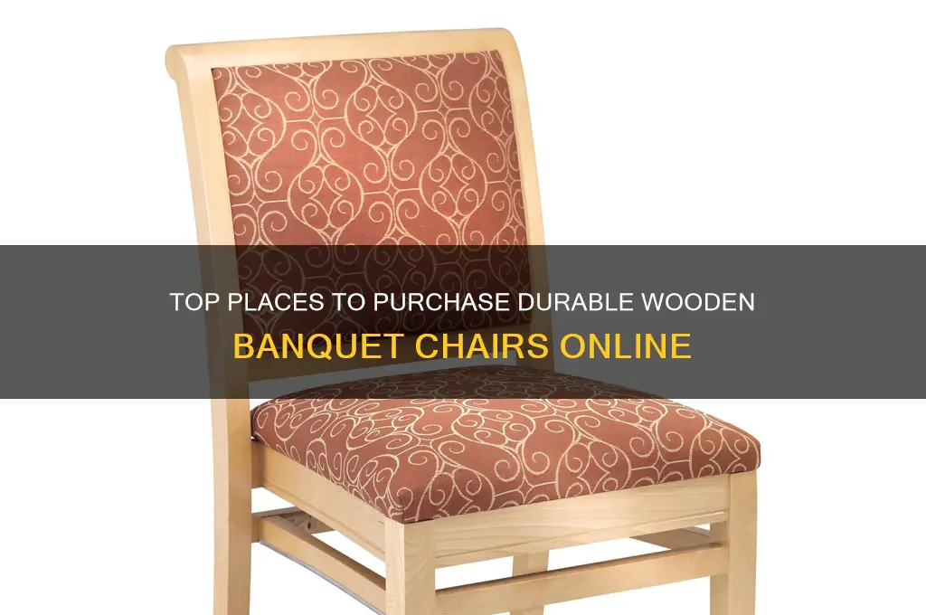 where to buy wooden banquet chairs
