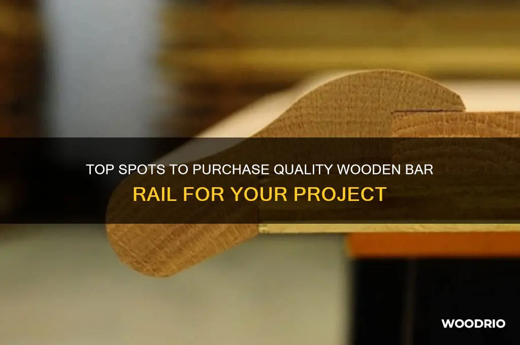 where to buy wooden bar rail