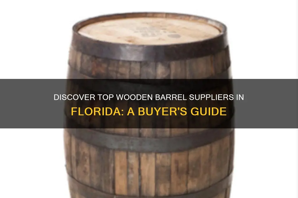 where to buy wooden barrels in florida