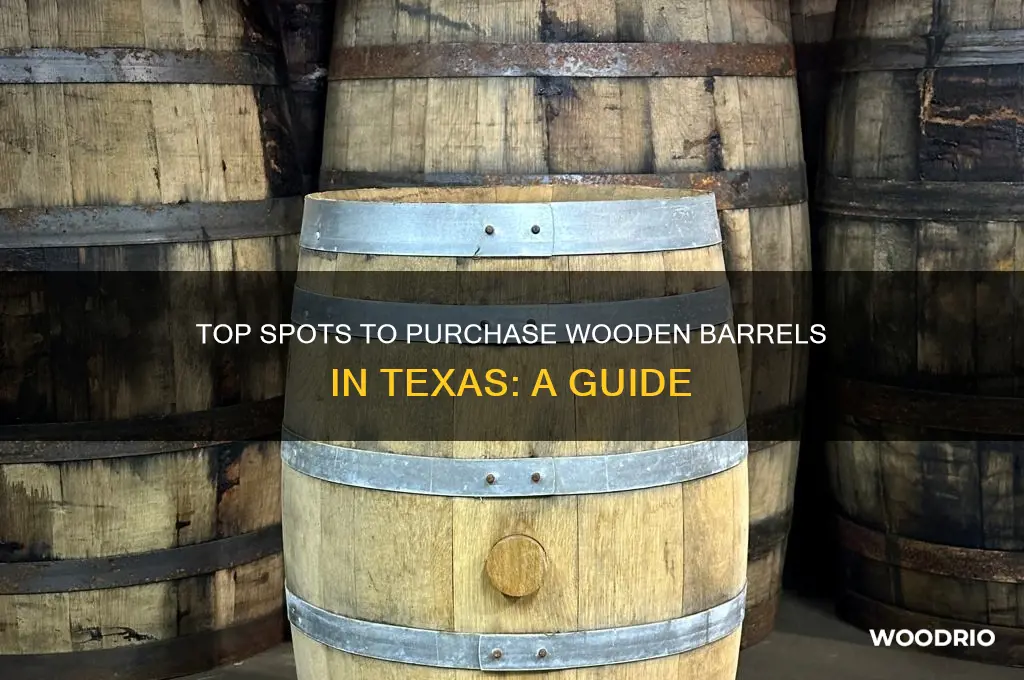 where to buy wooden barrels in texas