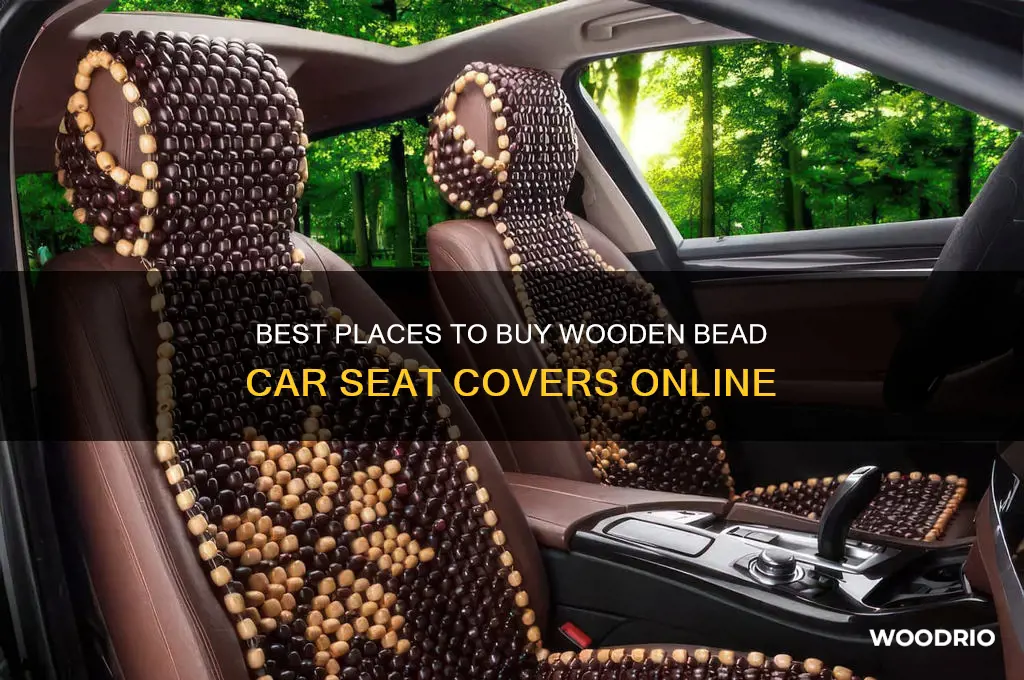 where to buy wooden bead car seat cover