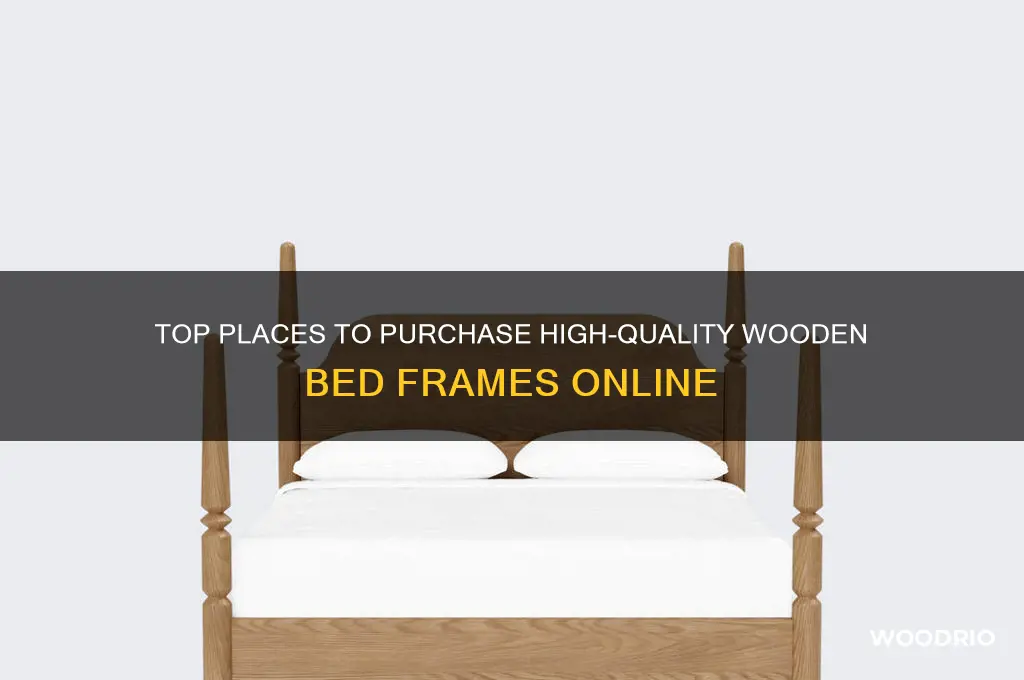 where to buy wooden bed frame