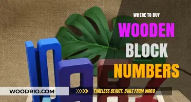 Best Places to Purchase Wooden Block Numbers for Crafting and Decor