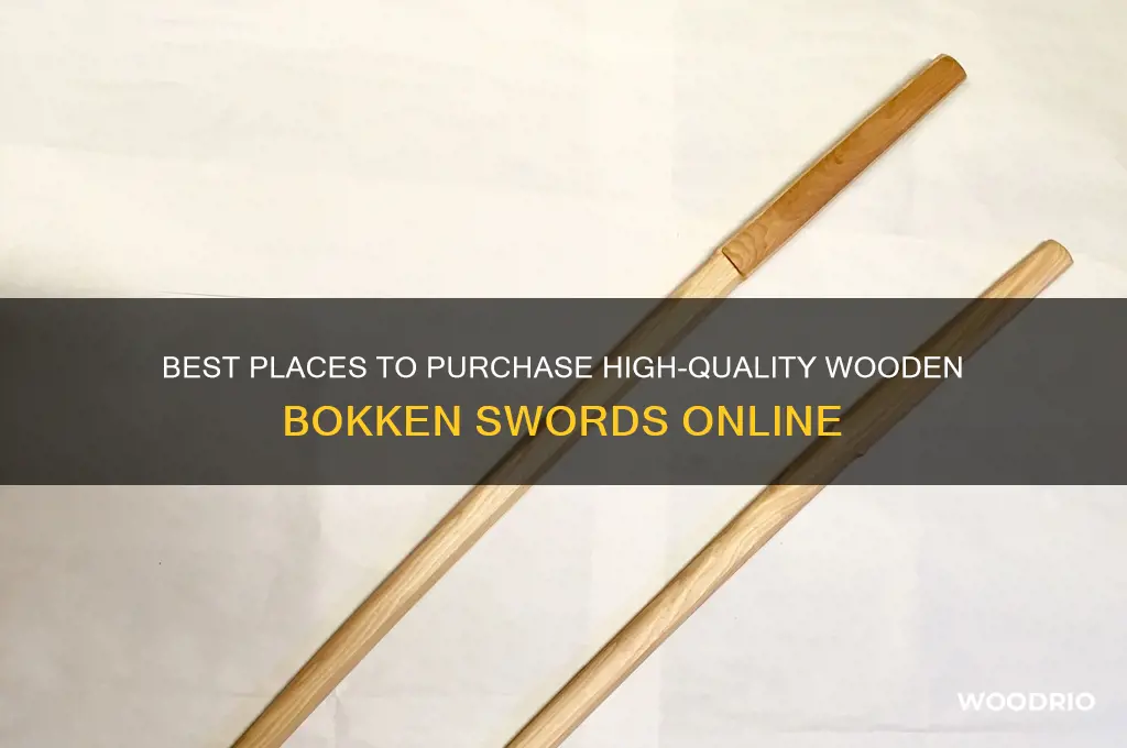 where to buy wooden bokken swords