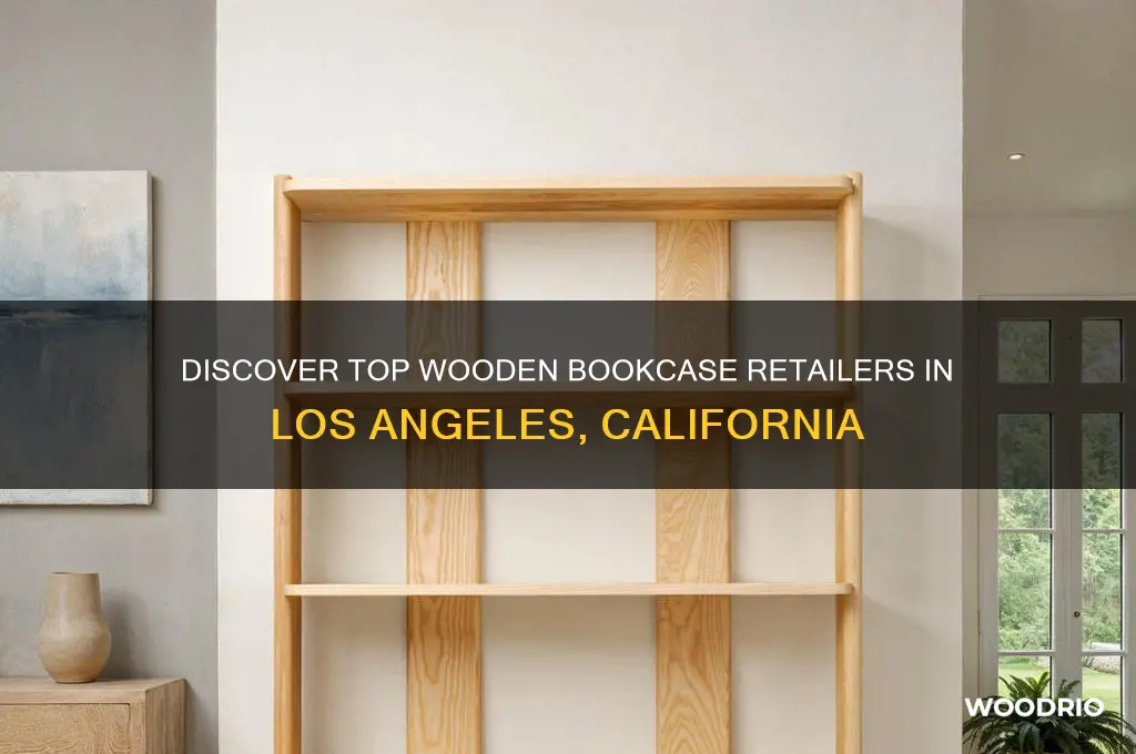 where to buy wooden bookcases in los angeles california