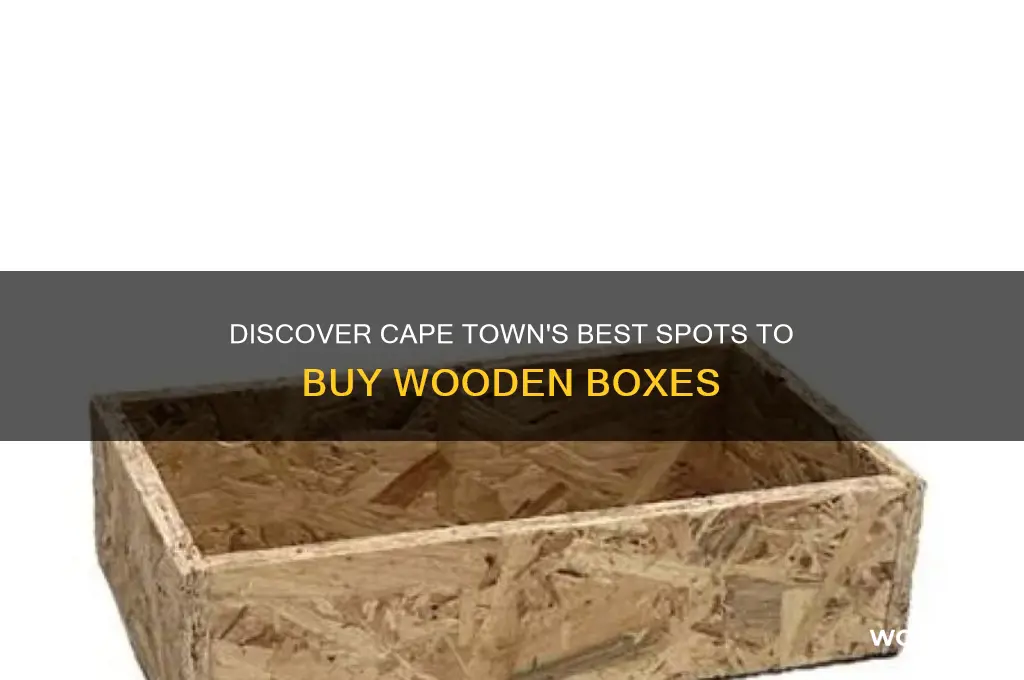 where to buy wooden boxes cape town