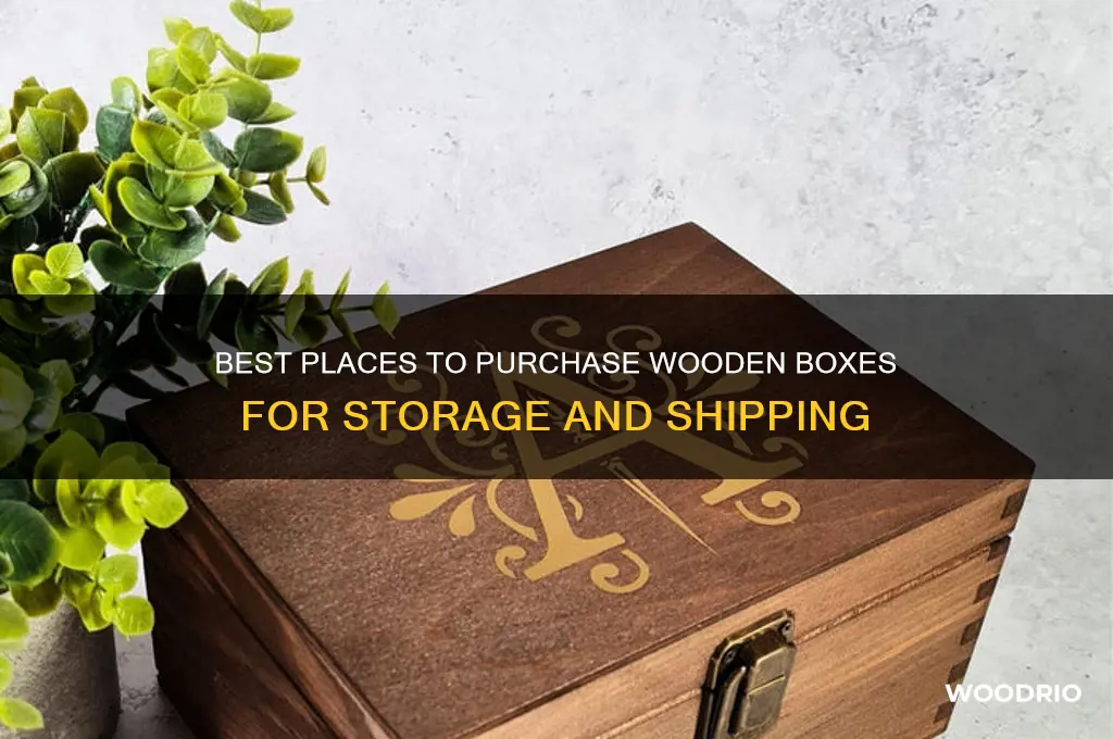 where to buy wooden boxes for container