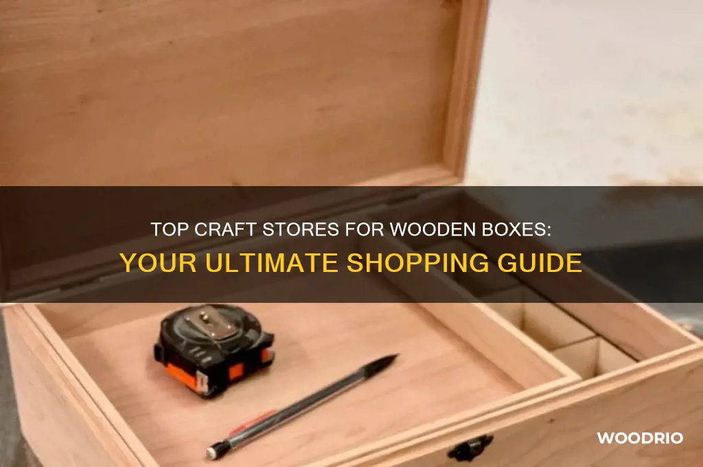where to buy wooden boxes for crafts