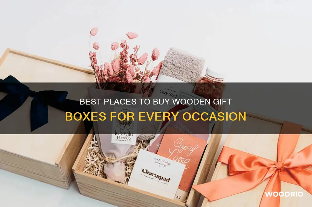 where to buy wooden boxes for gifts