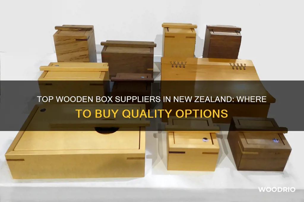 where to buy wooden boxes nz
