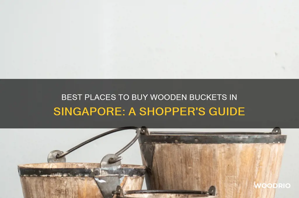 where to buy wooden bucket in singapore