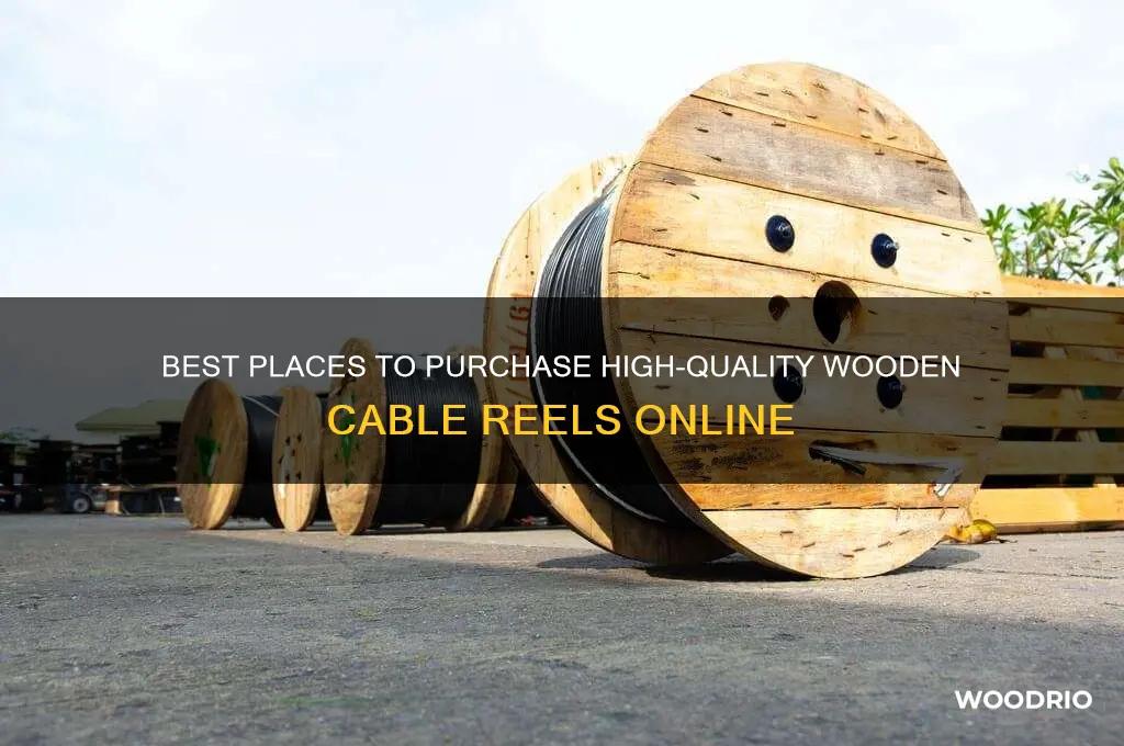 where to buy wooden cable reels