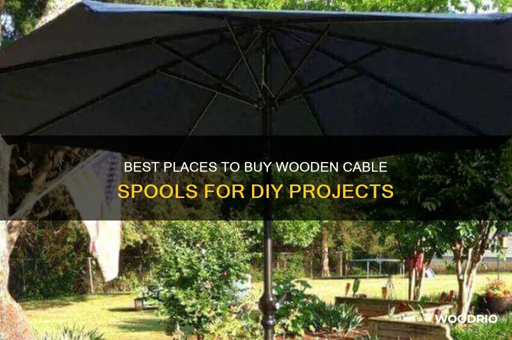 where to buy wooden cable spools