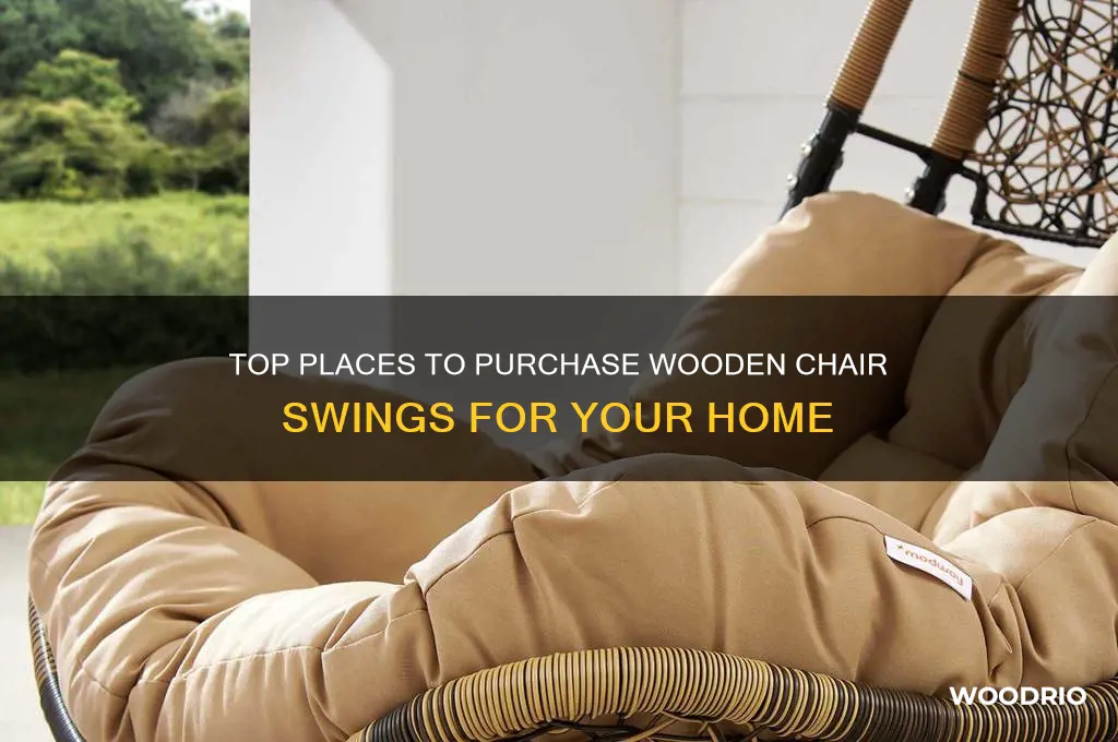 where to buy wooden chair swing